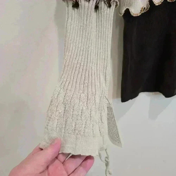 Steampunk Sisters Long Sleeve Ribbed Pullover Sweater Sz M Whimsygoth - Picture 5 of 13